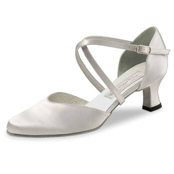Werner Kern Patty 5,5 Brautschuhe satin weiß von Passion-Dance