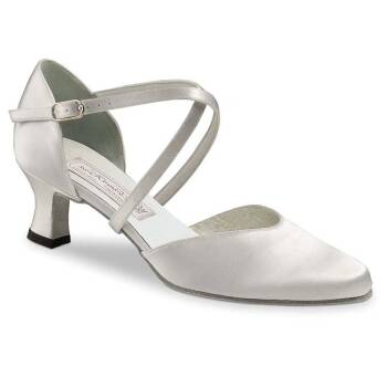 Brautschuhe Patty 5,5 satin weiß Tanzschuhe Werner Kern