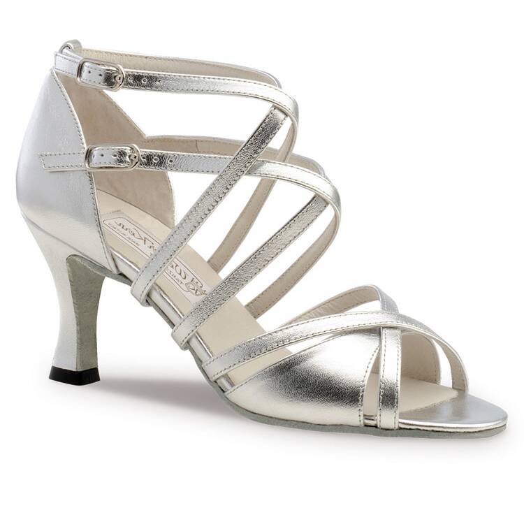 silber tanzschuhe Eva 6,5 Werner Kern