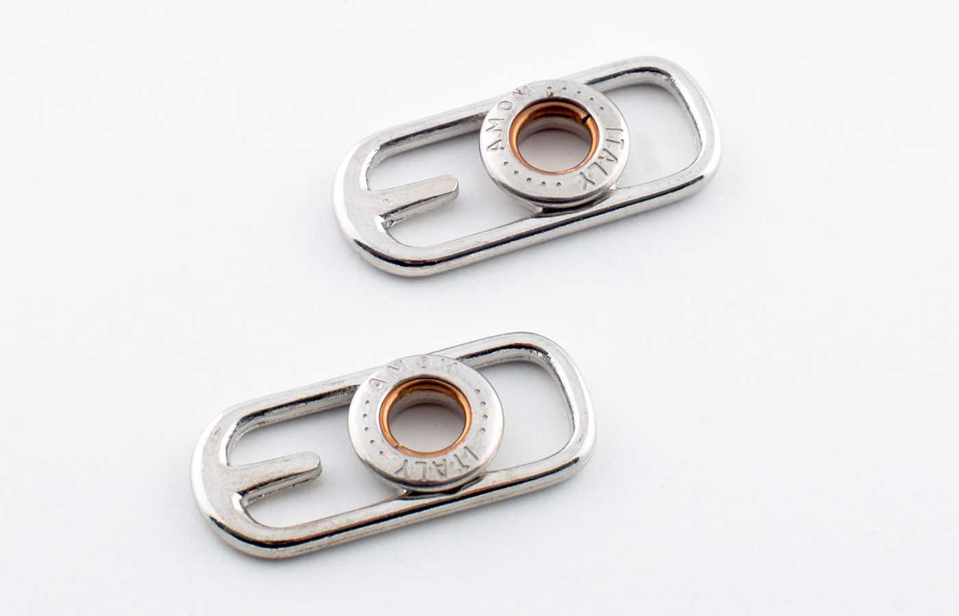 Druckknopfschnallen mit Metallstift für Werner-Kern-Tanzschuhe